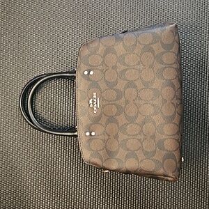 Coach coated canvas purse